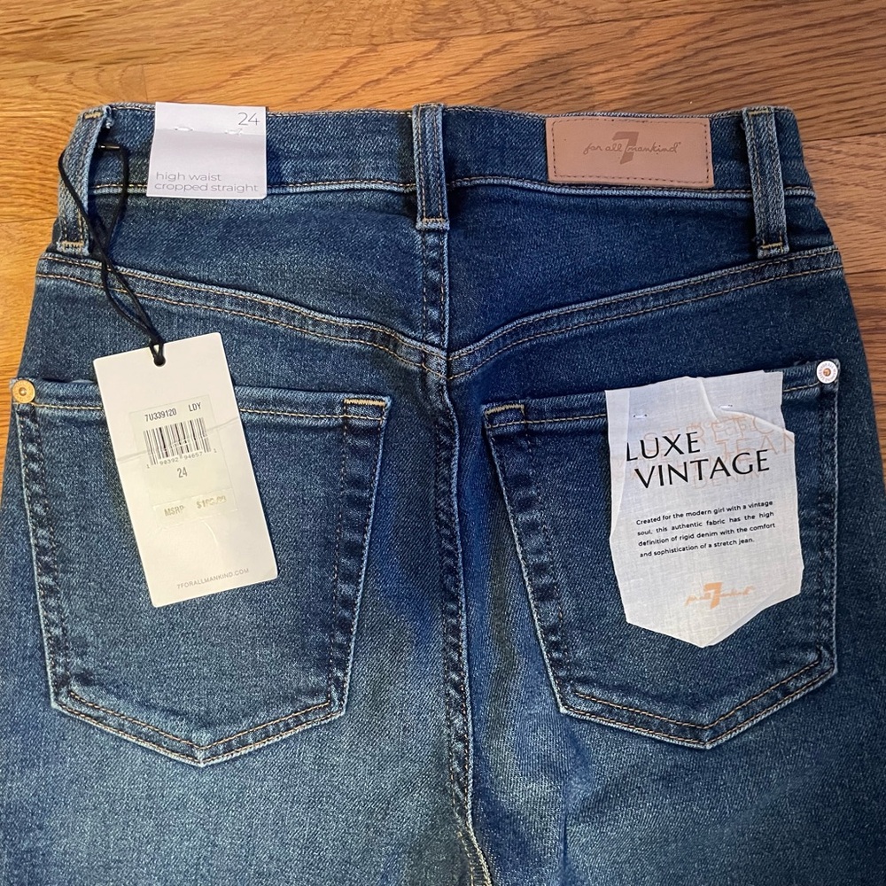 Brand New!! 7 for all man kind vintage luxe jeans!